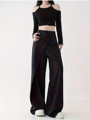 Calça de Alfaiataria Cintura Alta  - Rosence